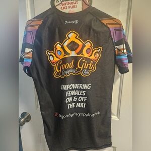 Good Girls Grappling Club Jiu-Jitsu Women Rashguard L MMA No Gi Kickboxing